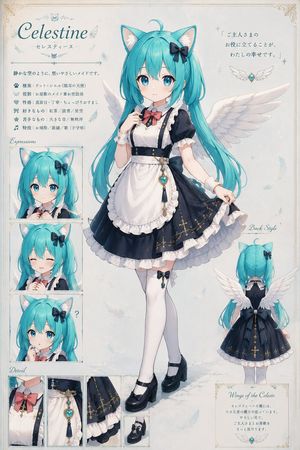 Celestine Anime Character Sheet