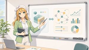 Anime Instructor Whiteboard Infographic