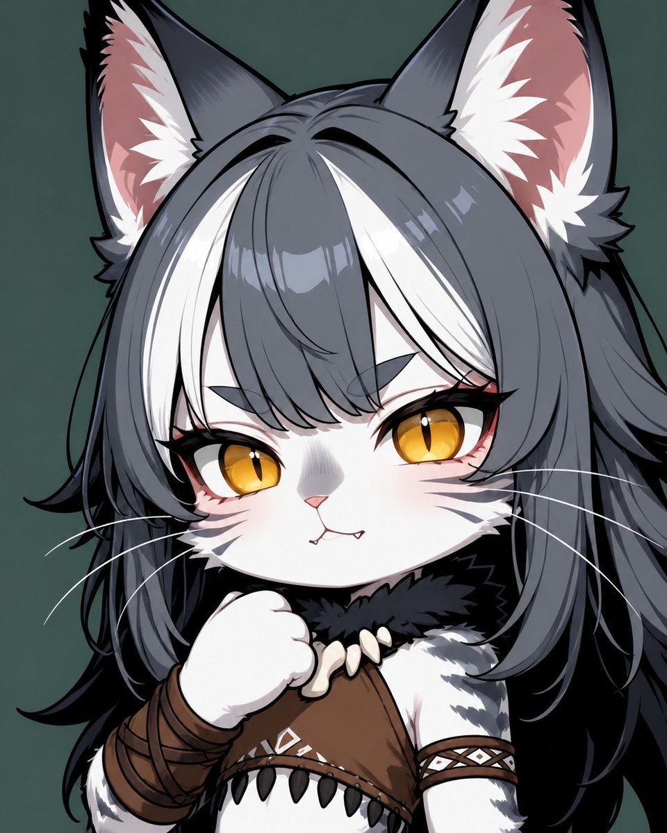 Chibi Cat-Girl Portrait