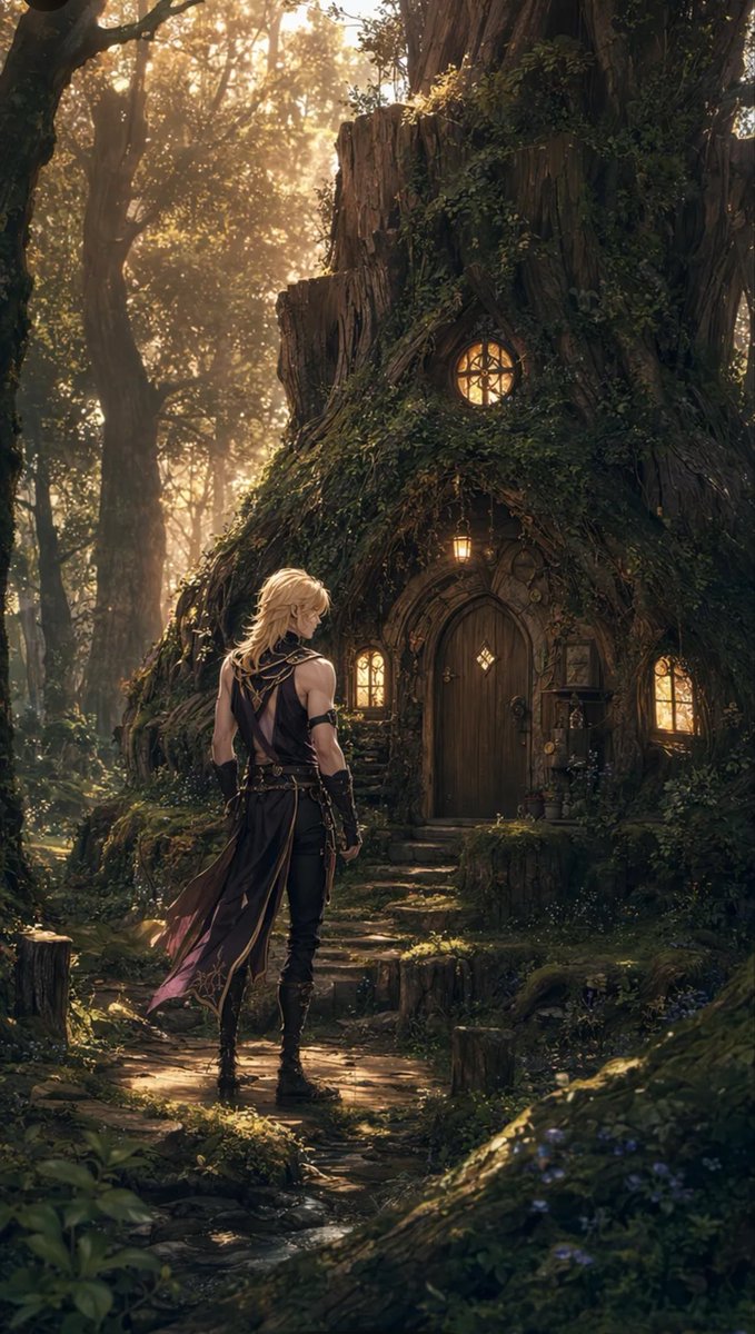 Blond Adventurer at Tree Cottage