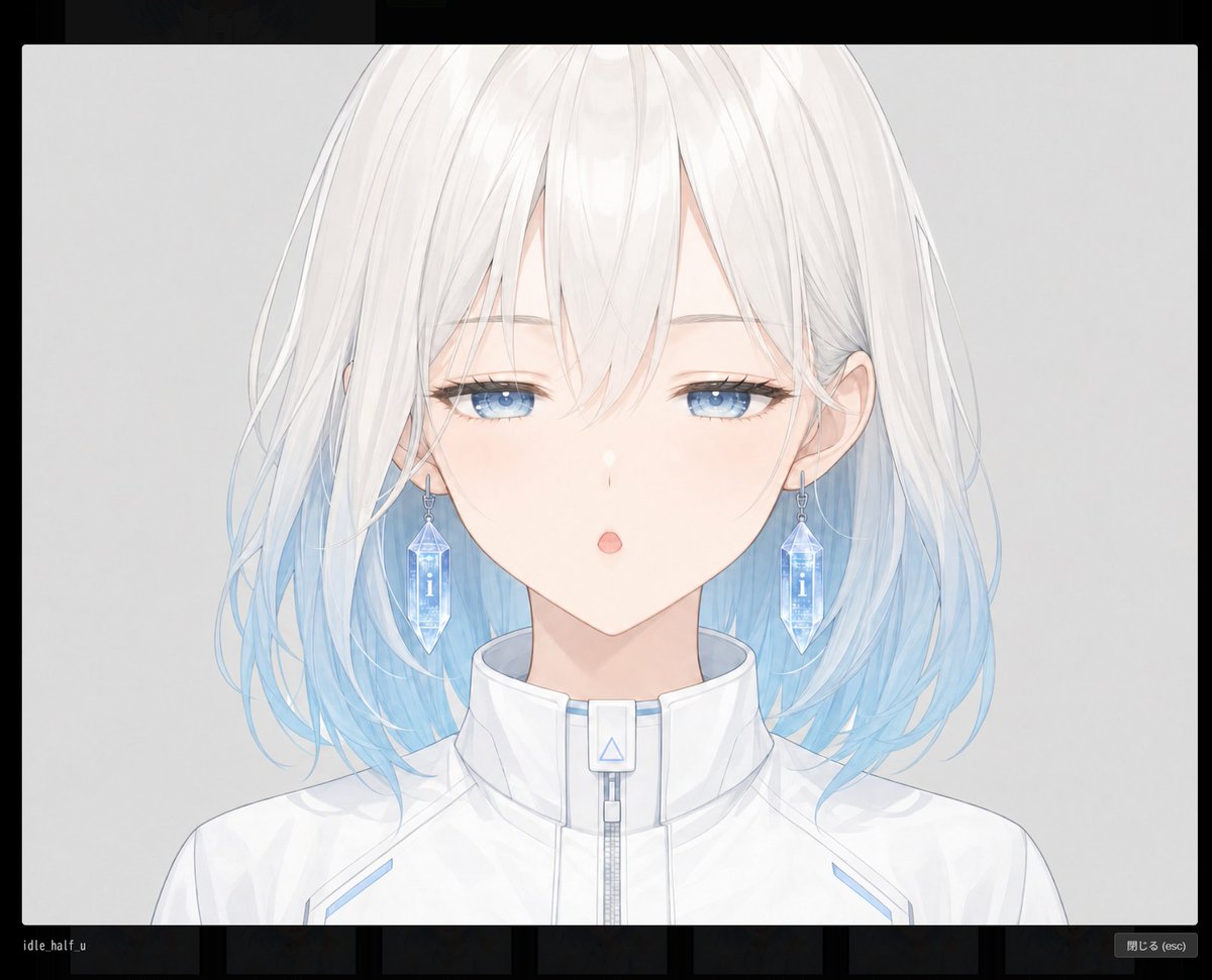 Anime Face Mask Portrait Template