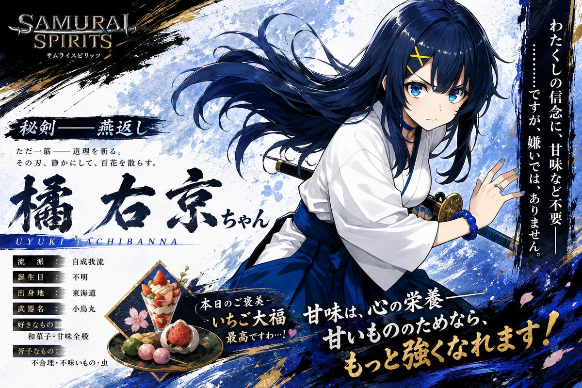 Anime Samurai Character Poster