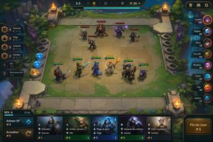 Fantasy Auto-Battler Gameplay UI