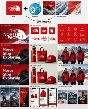 Outdoor Brand Kit Presentation Board