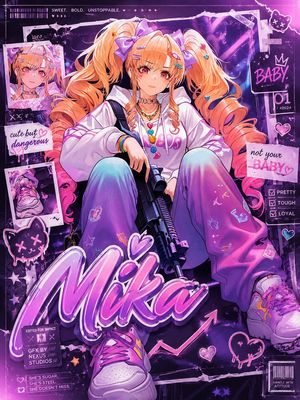 Scrapbook Anime GFX Poster