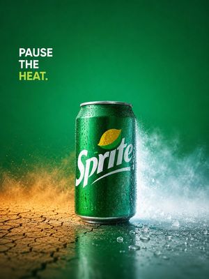 Sprite Heat Pause Beverage Ad