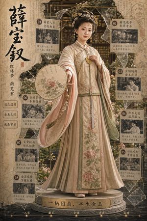 Antique Chinese Noblewoman Poster