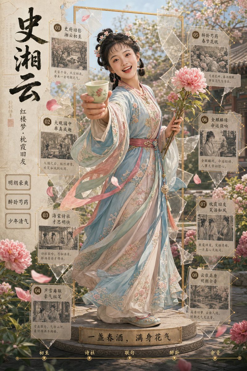 Shi Xiangyun Hanfu Story Poster 案例图