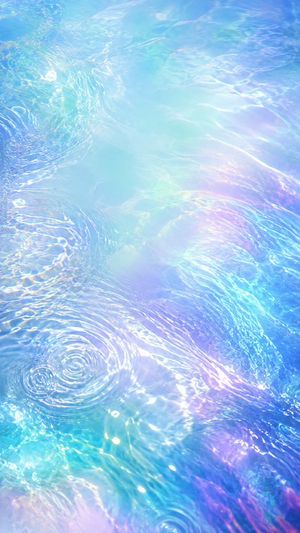 Iridescent Water Phone Wallpaper