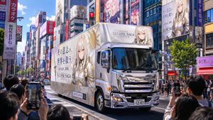 Fantasy RPG Ad Truck in Tokyo District