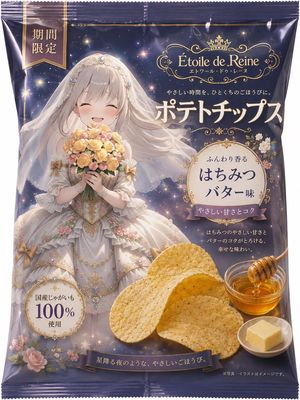 Luxury Anime Princess Potato Chip Bag