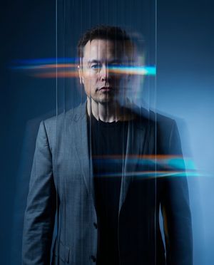 Refractive Glass Concept Portrait