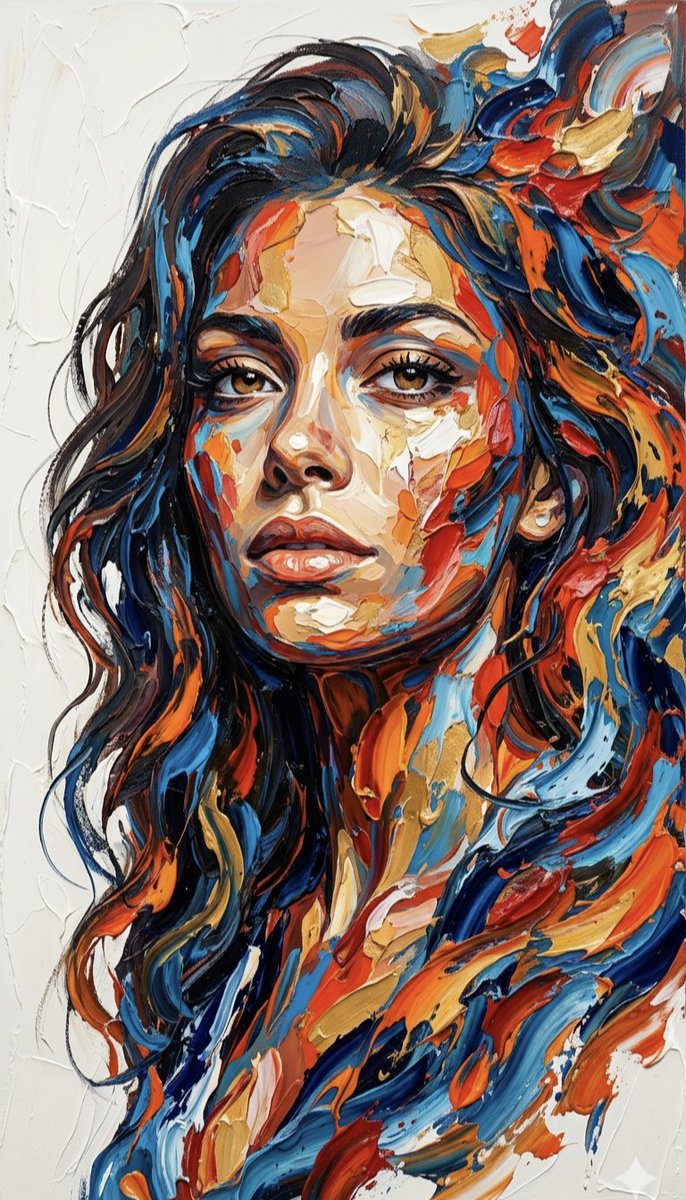 Sample output image for Impasto Palette Knife Oil Painting