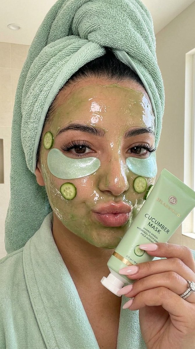 Sample output image for Luxury Skincare Spa Selfie