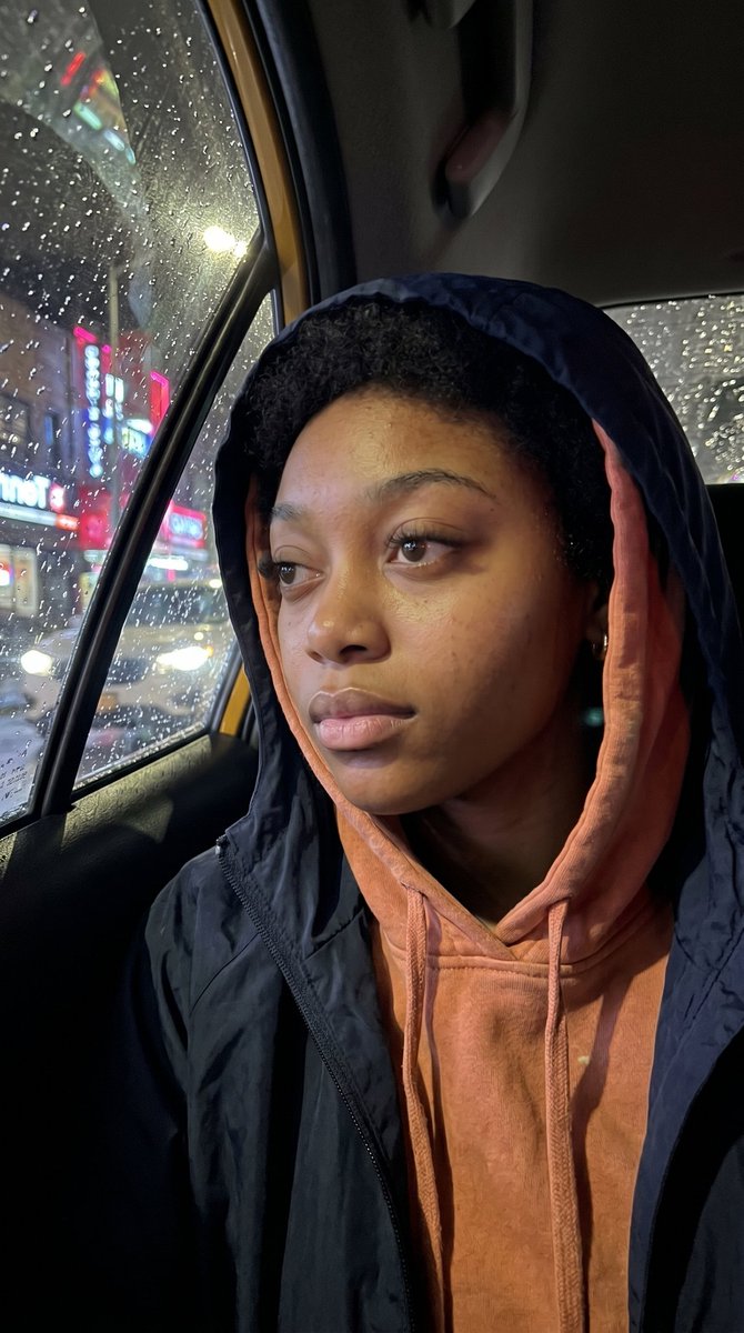Profile / Avatar - Realistic iPhone Photo Rainy Taxi Night - Image 1