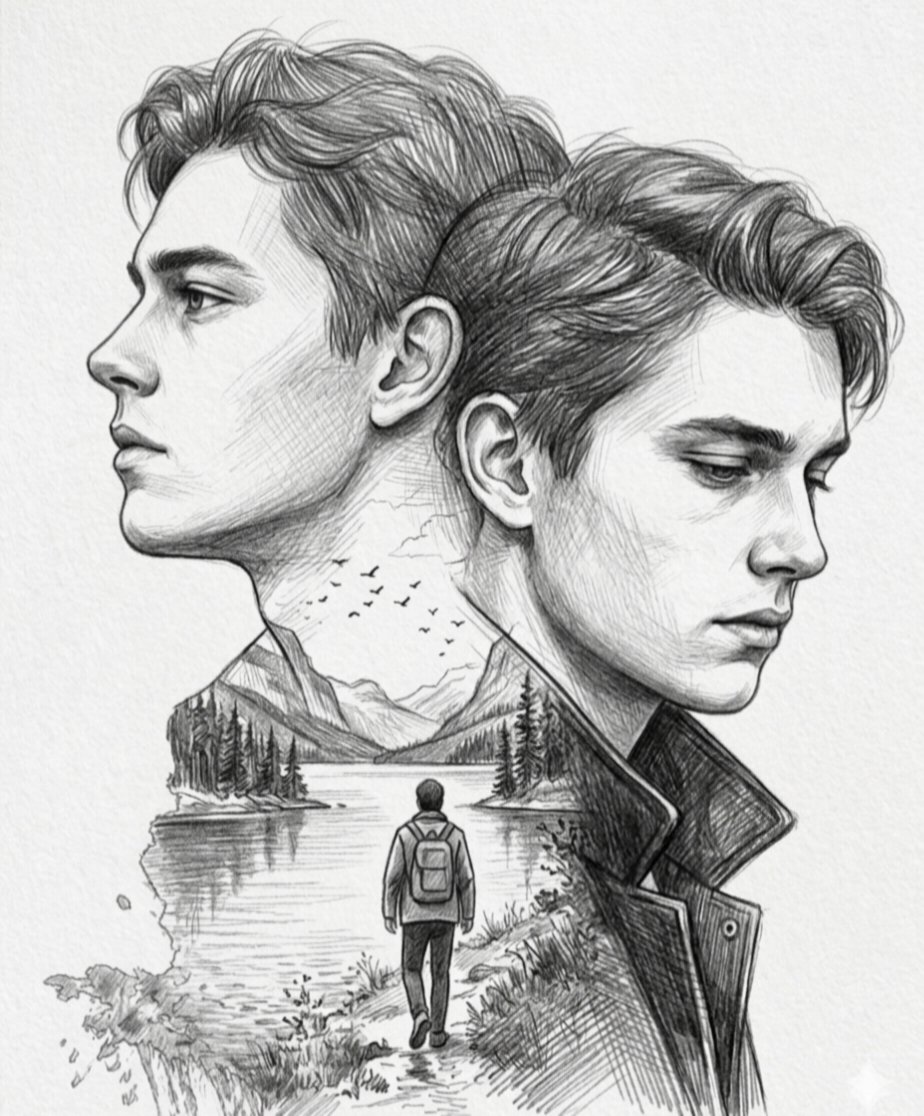 Sample output image for Double Exposure Pencil Sketch