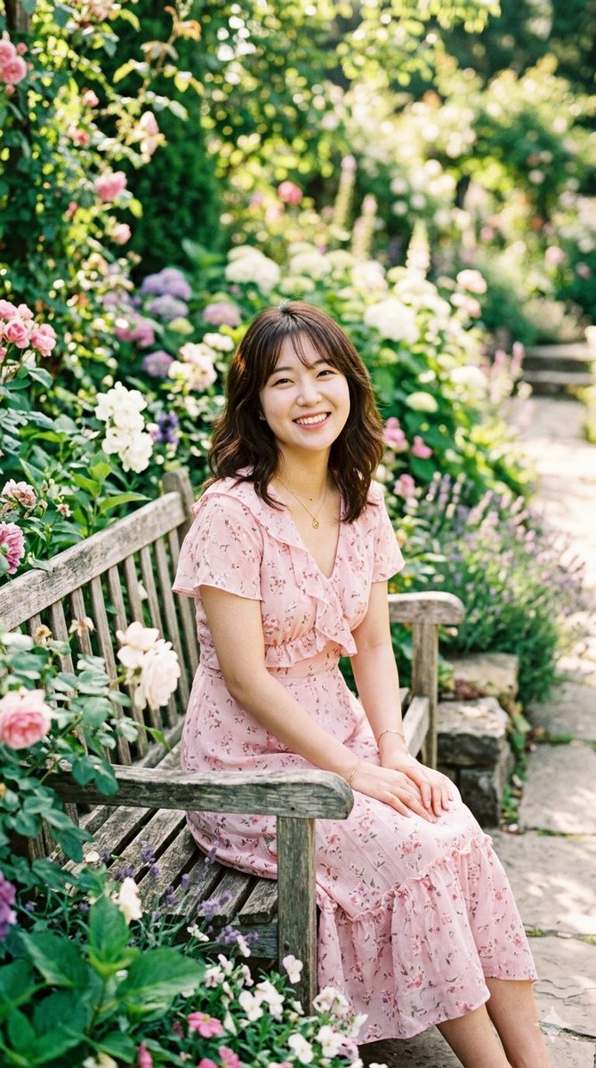 Sunlit Garden Portrait 4