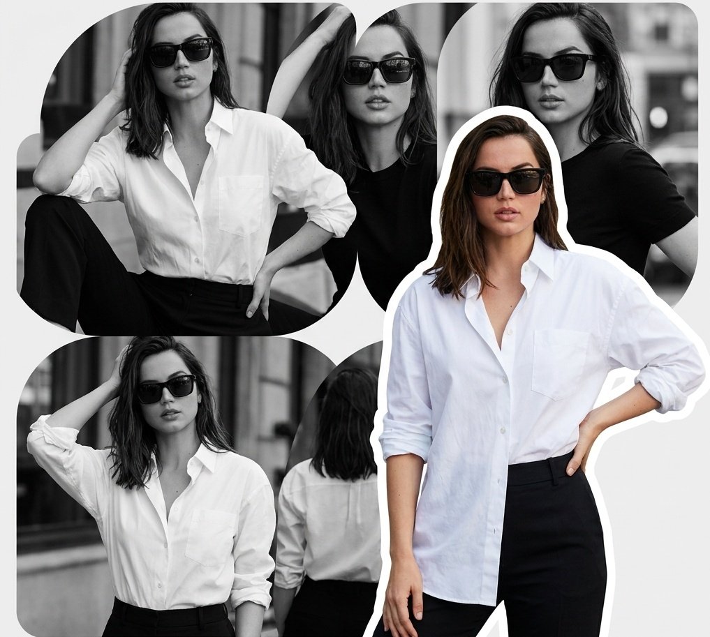 Sample output image for Modern Fashion Editorial Collage Poster