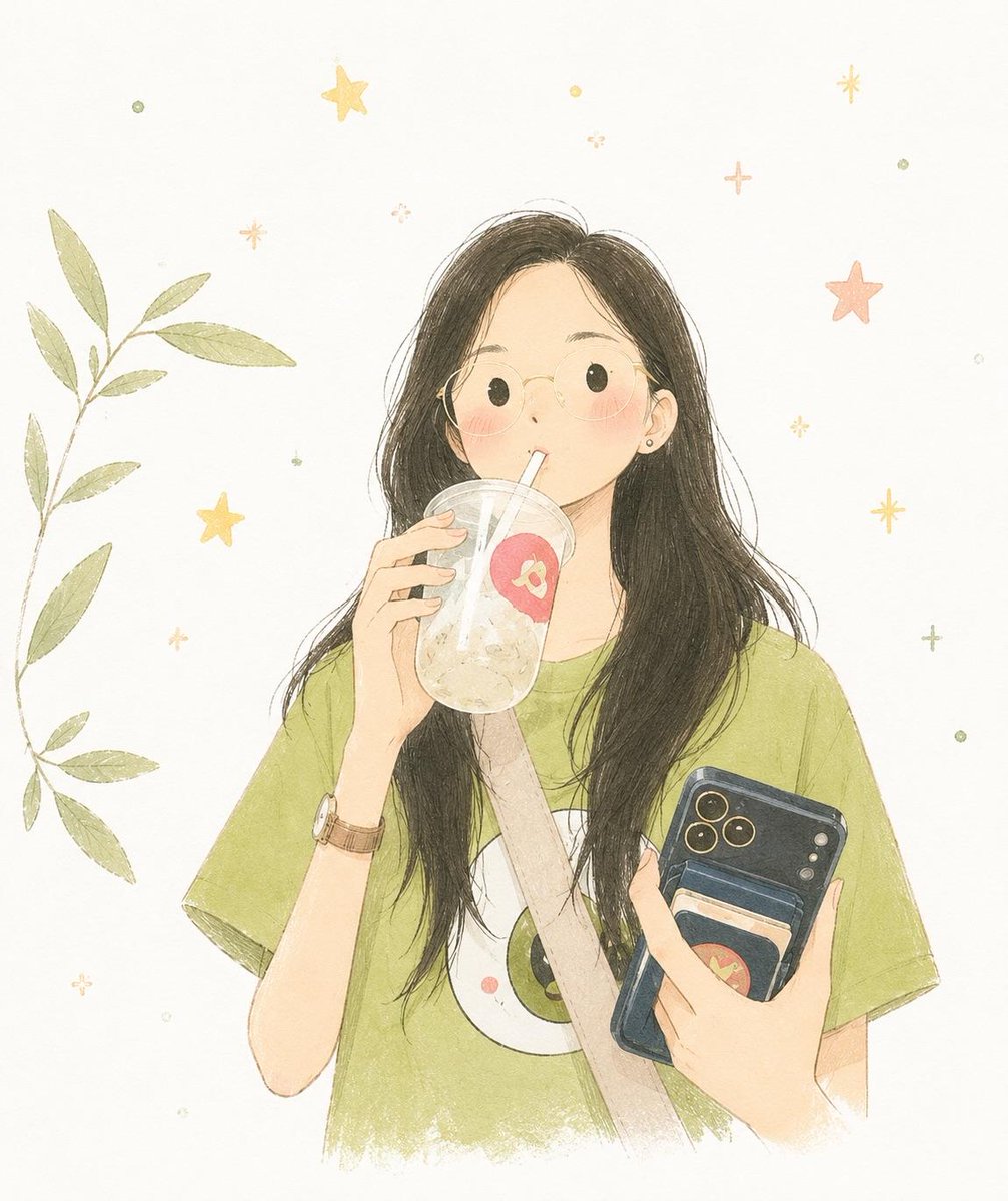 Minimalist Hand-Drawn Children Illustration reference image 1