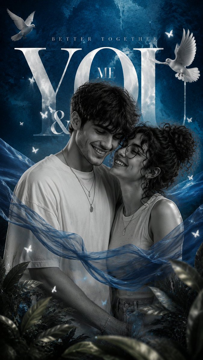 Romantic Editorial Couple Portrait example 2