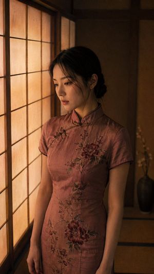 Cinematic Tatami Room Portrait