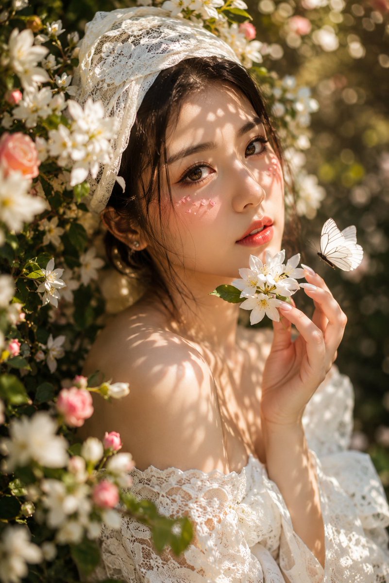 Golden Hour Floral Portrait example 3