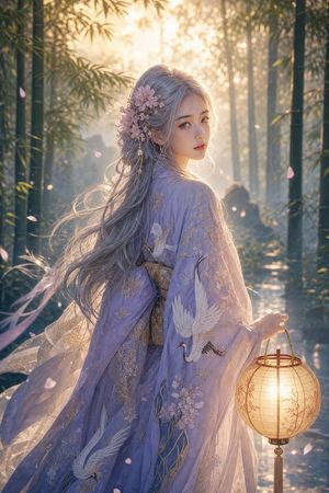 Serene East Asian Fantasy Portrait