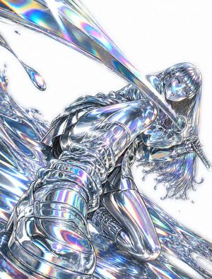 Liquid Chrome and Holographic Transformation