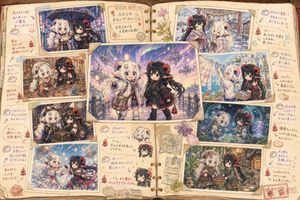 Character Memory Album Illustration