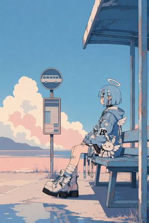 Minimalist Retro Anime Template