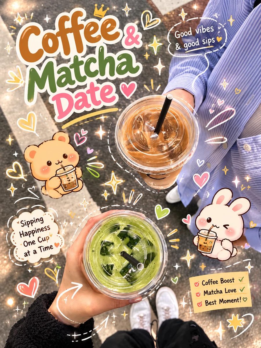 Kawaii Food Advertisement Poster example 2