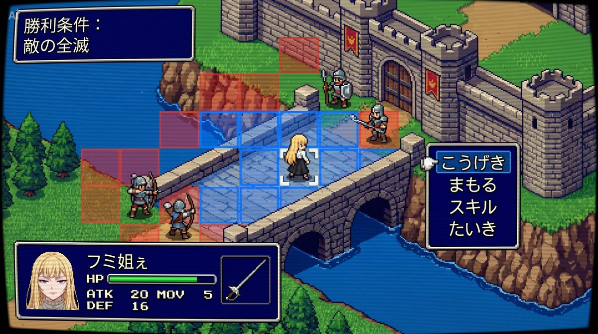 Tactical Simulation RPG Scene Prompt