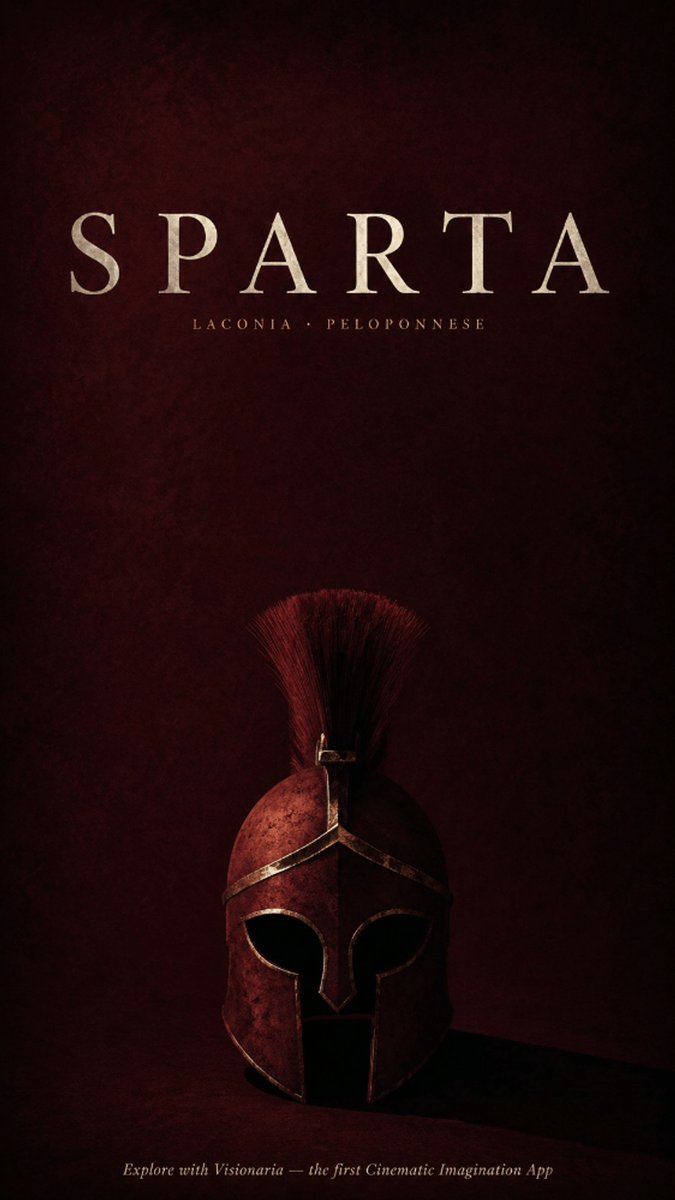 Cinematic Sparta Helmet Poster