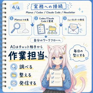 Japanese AI Workflow Notebook Infographic