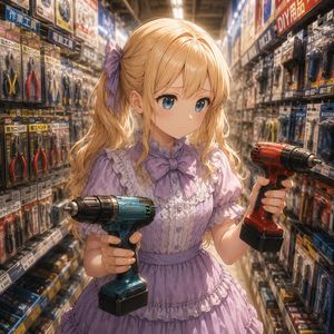Anime Hardware Store Worker