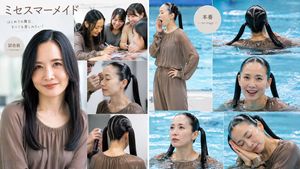 Japanese Mermaid Stage Collage