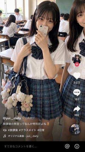 Japanese Classroom Short Video Screenshot