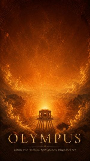 Cinematic Olympus Myth Poster