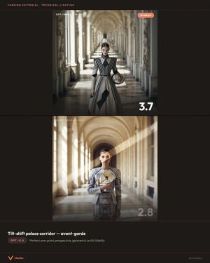 Tilt-Shift Palace Corridor Comparison