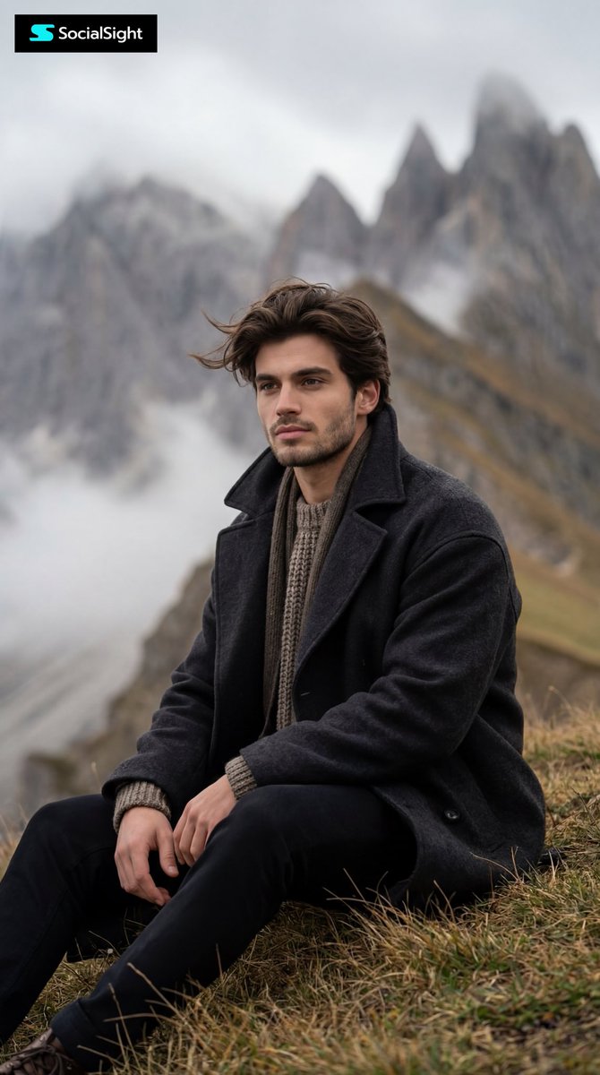 Profile / Avatar - Nordic Cinematic Mountain Portrait - Image 1