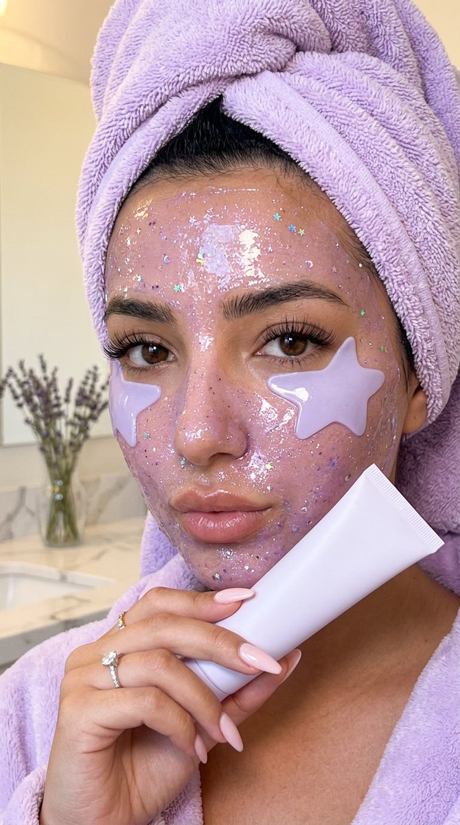Sample output image for Luxury Lavender Spa Selfie