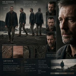 Director's Cinematic Pitch Board