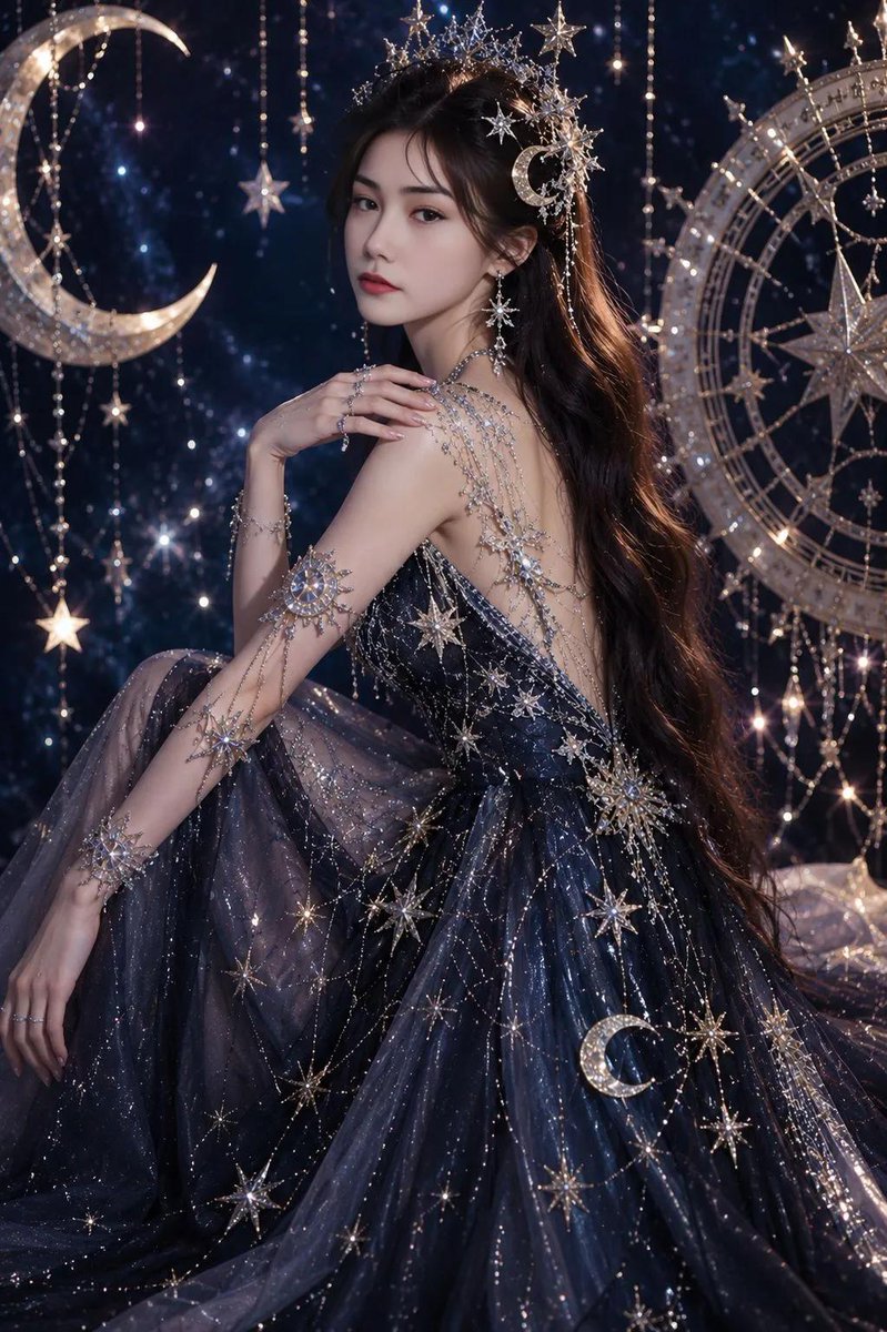 Celestial Fantasy Gown Portrait example 2