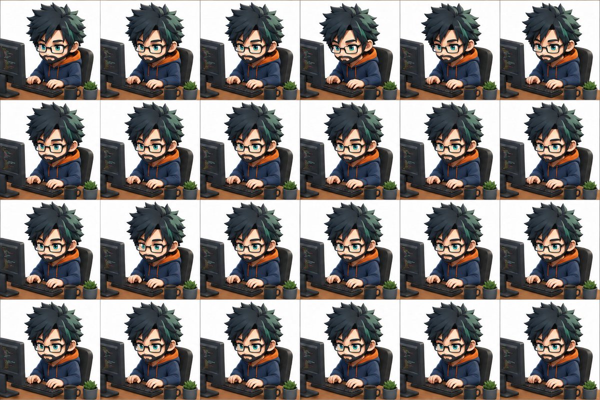 3D Chibi Sprite Sheet Generator