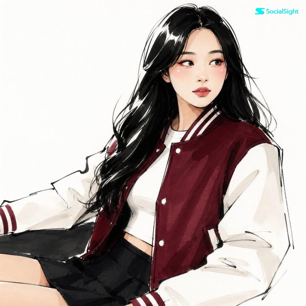 Fashion Editorial Illustration Sketch