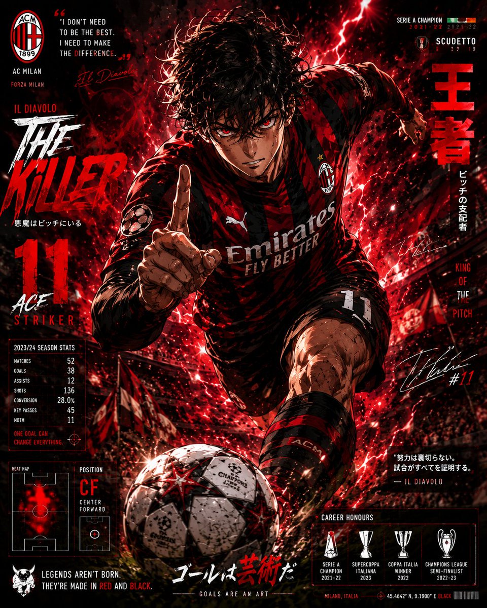 Anime Football Champion Collector Poster example 2