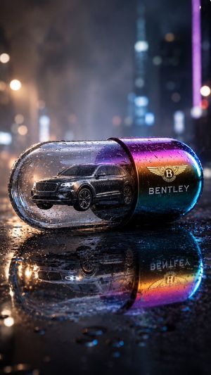 Роскошная реклама Bentley в капсуле