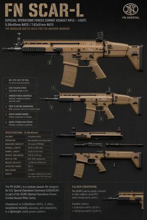 FN SCAR-L Tactical Spec Sheet