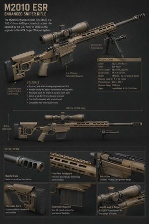 M2010 ESR Tactical Spec Sheet
