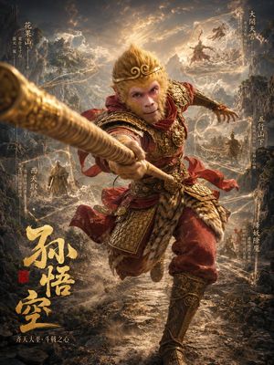 Epic Sun Wukong Fantasy Poster